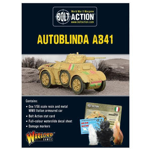 Warlord - Bolt Action  Autoblinda AB41 Armoured Car