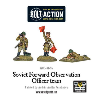 Warlord - Bolt Action  Soviet Forward Observer Officers