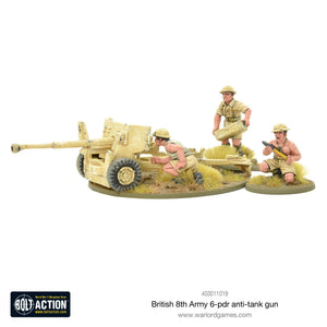 Warlord - Bolt Action  8th Army 6 Pounder