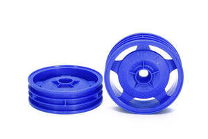 Tamiya - 2WD Buggy Front Star-Dished Wheels (Blue)