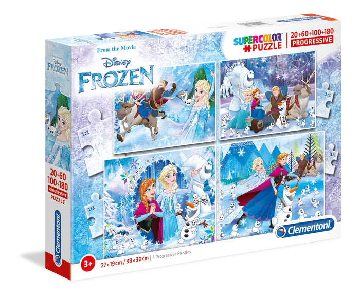 Clementoni - Frozen (20+60+100+180pcs)