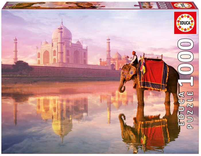Educa - Elephant At Taj Mahal (1000pc)