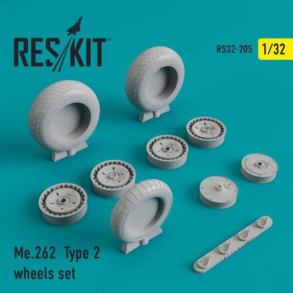 Reskit - 1/32 Me.262 Type 2 Wheels Set