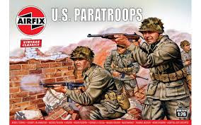 Airfix - 1/72 WWII US Paratroops (Vintage Classics)