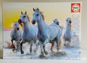 Educa - White Horses At Sunset (1000pc)