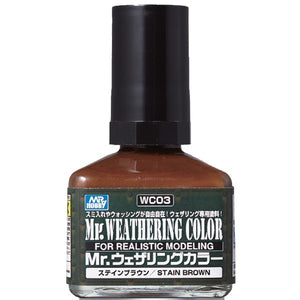 Mr.Hobby - WC03 Mr.Weathering Color  Stain Brown