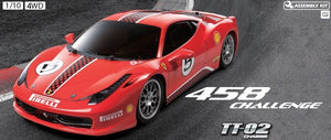 Tamiya - R/C Ferrari 458 Challenge (TT02) (w/ESC)