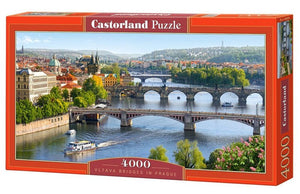 Castorland - Vitava Bridges in Prague (4000pcs)