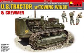 Miniart - 1/35 US Tractor w/Towing Winch & Crewmen