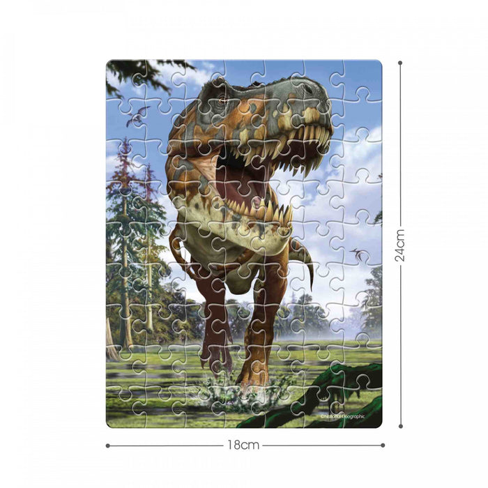Cubic Fun - Nat Geo Kids - Tyrannosaurus Rex Egg Puzzle (63pcs)