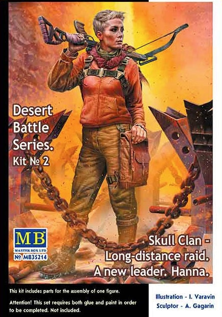 Master Box - 1/35 Desert Battle Series Skull Clan - A New Leader Hanna