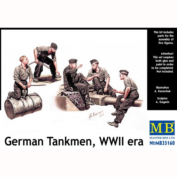 Master Box - 1/35 German Tankmen WWII