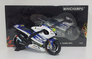 Minichamps - 1/12 Yamaha YZR-M1 (V. Rossi) Test Bike 2014