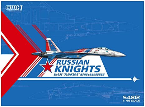 Great Wall Hobby - 1/48 Su-35S Flanker E "Russian Knights" /w special Mask & Decal