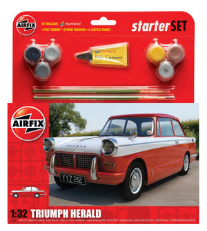Airfix - 1/32 Triumph Herald (Starter Set Incl.Paint)