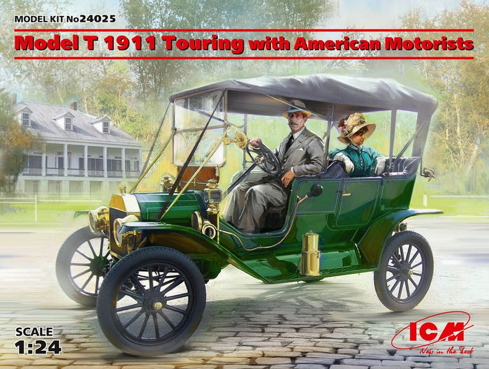 ICM - 1/24 Model T 1911 Touring w/ American Motorists