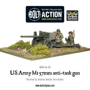 Warlord - Bolt Action  US Army 57mm Anti-Tank Team