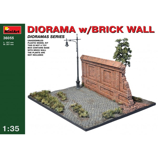 Miniart - 1/35 Diorama With Brick Wall