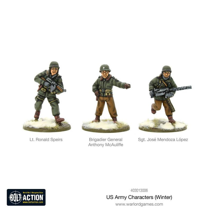 Warlord - Bolt Action  US Army Characters (Winter)