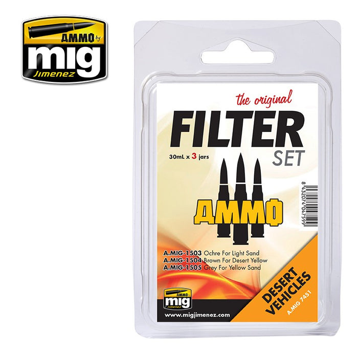 AMMO - 7451 Filter Set For Desert Vehicles