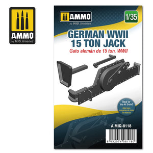 AMMO 8118 - 1/35 German WWII 15 ton Jack (Resin)