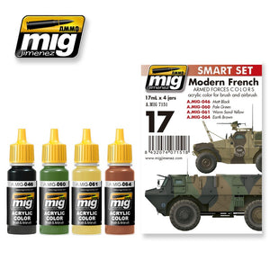 AMMO - 7151 Modern French Armed Forces Colors (Paint Set)