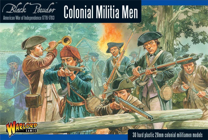 Warlord - Black Powder  Colonial Militia Men