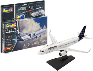 Revell - 1/144 Airbus A320 neo "Lufthansa" (Model Set Incl. Paint)