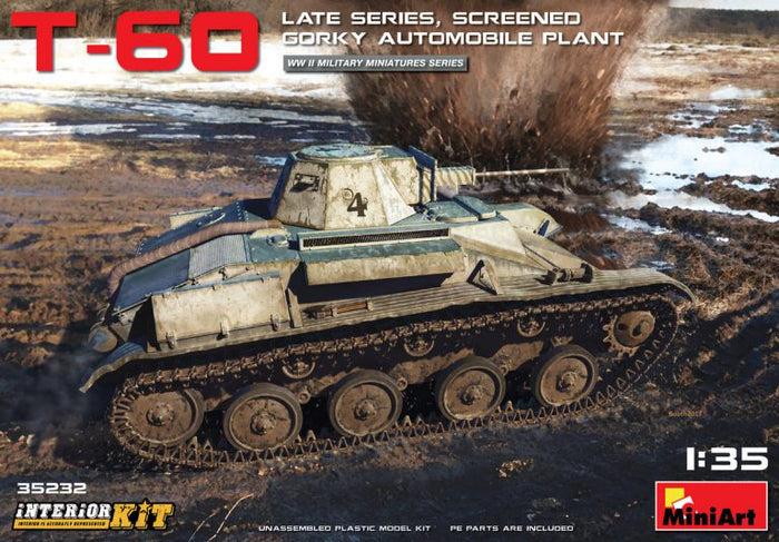 Miniart - 1/35 T-60 Tank Late Series Screened (Gorky Automobile Plant) Interior Kit