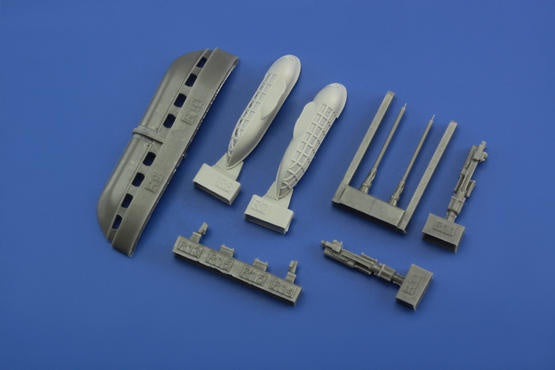 Eduard - 1/48 Bf 109 Cannon Pods  Brassin set (for Eduard) 648246