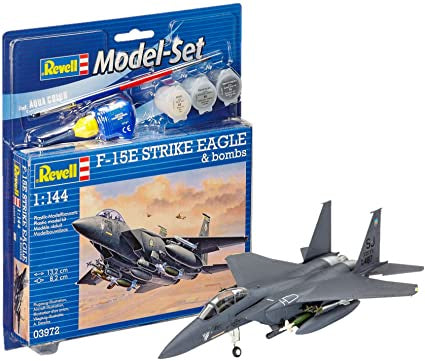 Revell - 1/144 F-15 Eagle With Bombs (Model set Incl.Paint)