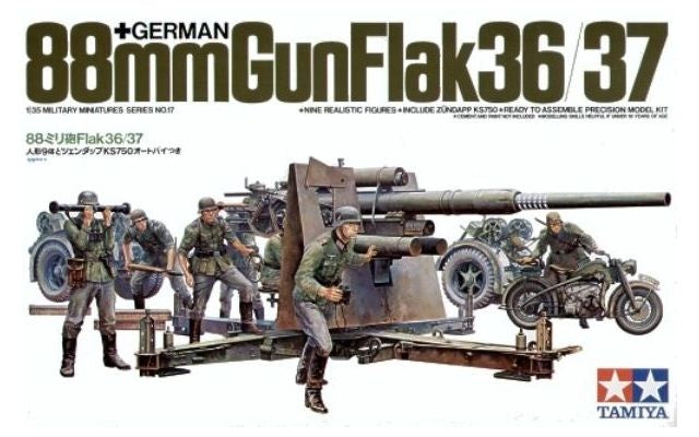 Tamiya - 1/35 German 88mm Gun Flak 36/37