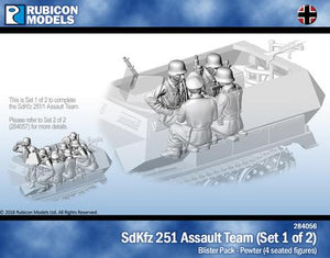 Rubicon Models - 1/56 SdKfz251/1 Assault Team - Set1of 2