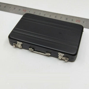 Details - 09010A - Decorative Metal Suitcase (Black)