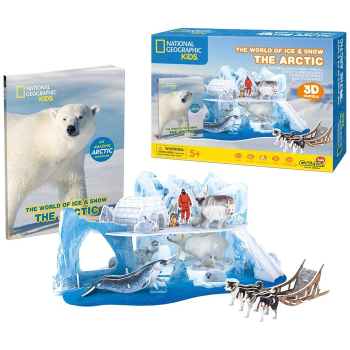 Cubic Fun - National Geographic - The Arctic (73pcs) (3D)