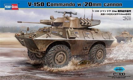 Hobby Boss - 1/35 US V-150 Commando Vehicle w/ 20mm Cannon