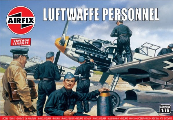 Airfix - 1/76 Luftwaffe Personnel (Vintage Classics)
