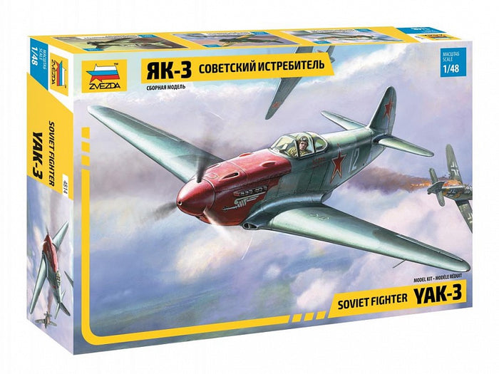 Zvezda - 1/48 YAK-3 Soviet WWII Fighter