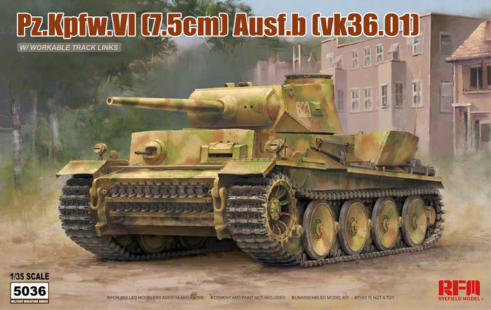 RFM - 1/35 Pz.Kpfw.VI AUSF. B (VK36.01) w/ Workable Track Links