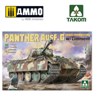 Takom - 1/35 Panther Ausf.G Early Production with Zimmerit
