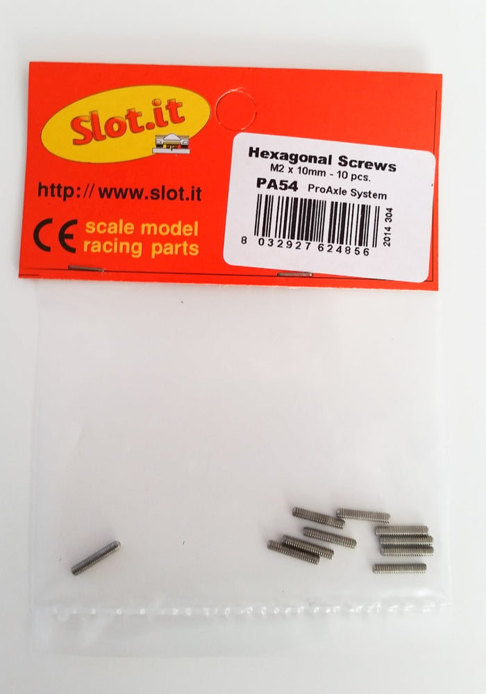 Slot.It - Hexagonal Screws M2 x 10mm (10pcs) (PA54)