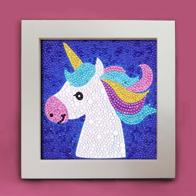 Diamond-Dot - DDP245 - Shiny Colorful Unicorn (19x19) Full