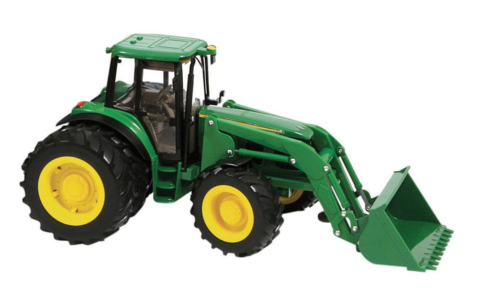 Tomy - 1/16 Big Farm John Deere 6830 Tractor Dual Wheels/Front Lder