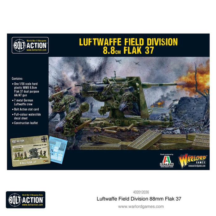 Warlord - Bolt Action  Luftwaffe Field Division 88mm Flak 37