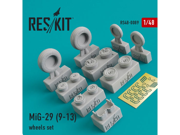 Reskit - 1/48 MiG-29 (9-13) Wheels Set (RS48-0089)