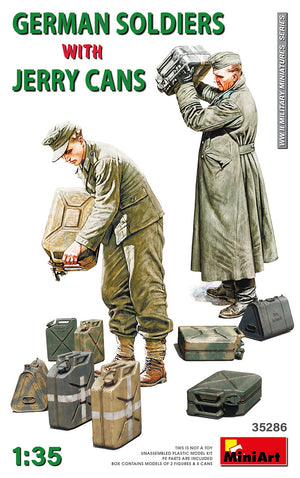 Miniart - 1/35 German Soldiers w/ Jerry Cans