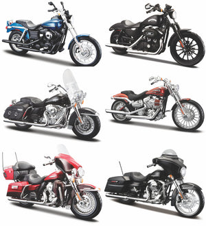 Maisto - 1/12 Harley-Davidson Motorcycles (Asst. Individually Sold)