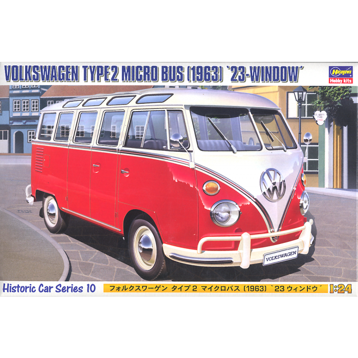 Hasegawa - 1/24 VW Type 2 Microbus "23 Windows"