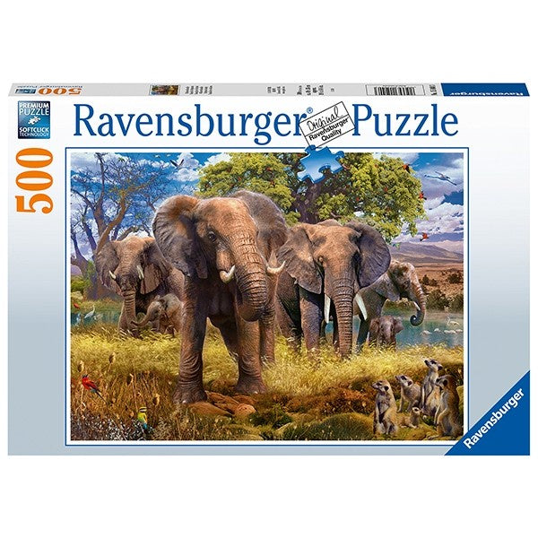 Ravensburger - Elephant Family (500pcs)
