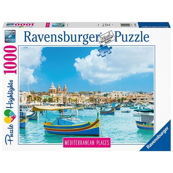 Ravensburger - Mediterranean Places Malta (1000pcs)